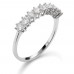 Λευκόχρυσο σειρέ δαχτυλίδι Κ9 με ζιργκόν Λευκόχρυσο σειρέ δαχτυλίδι Κ9 με ζιργκόν